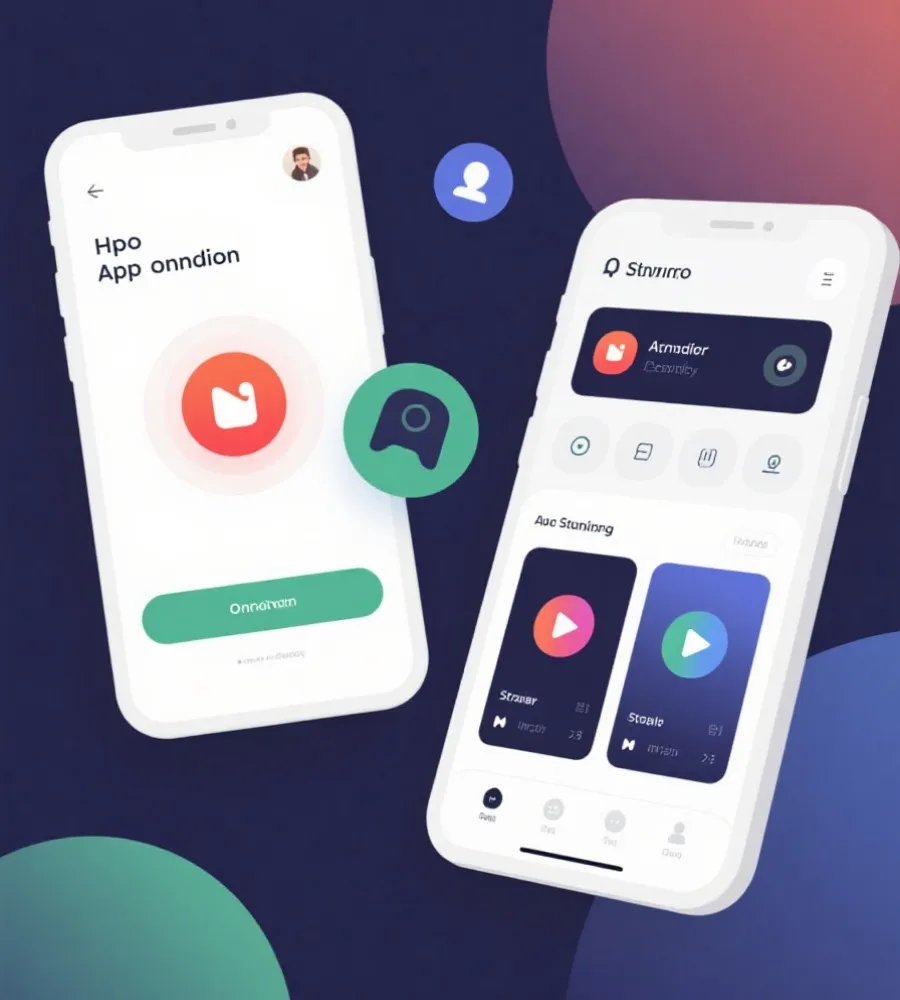 移动端下载与使用体验示意图